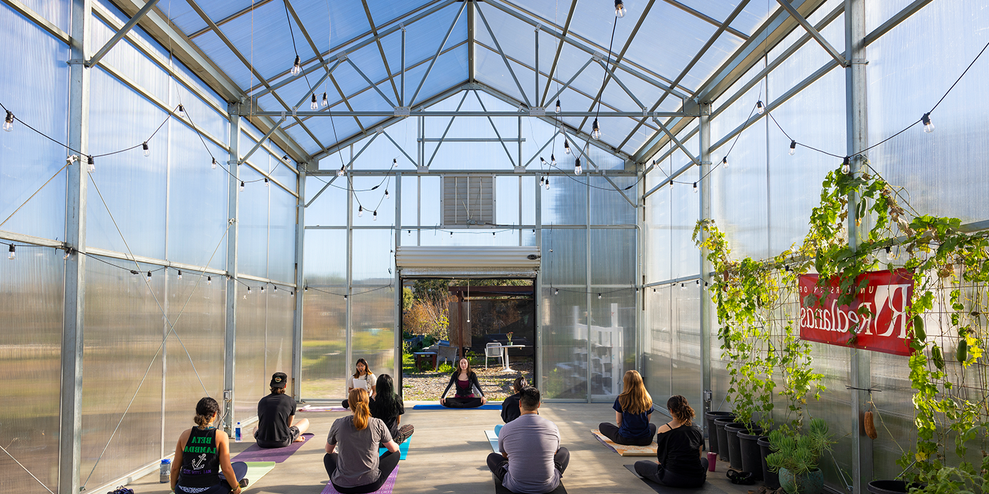 Climate research meditation at Redlands - masthead